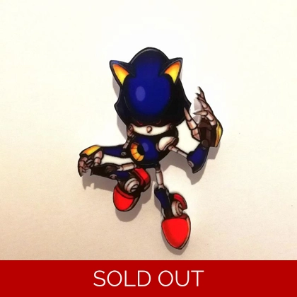 Sonic the Hedgehog - Metal Sonic pin badge Sonic the Hedgehog - Metal Sonic pin badge